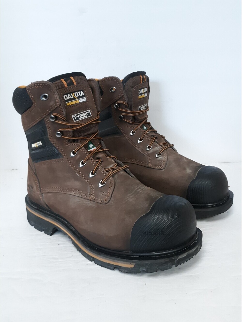 Dakota Men 10 W Brown Leather Insulated Steel Toe Work Boots 5ANADK9-8537